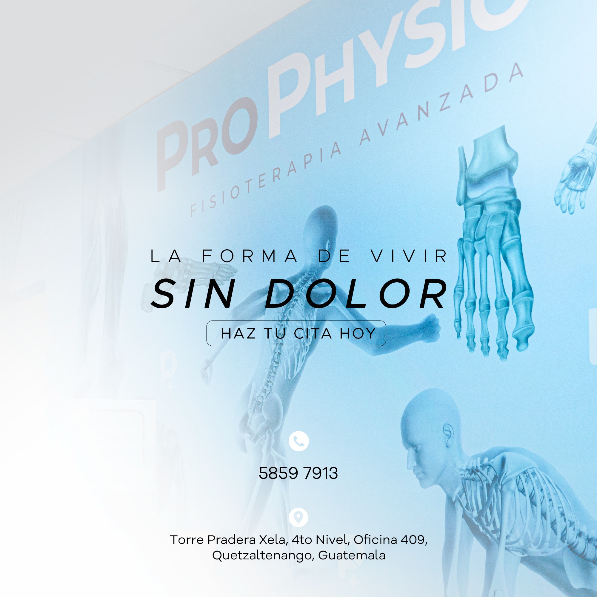 Instalaciones modernas de fisioterapia ProPhysio Xela - Clínica rehabilitación Quetzaltenango